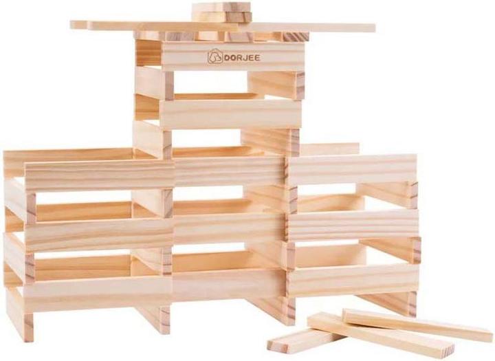 Image du produit Dorjee Bouwplankjes ensemble de 200 pièces