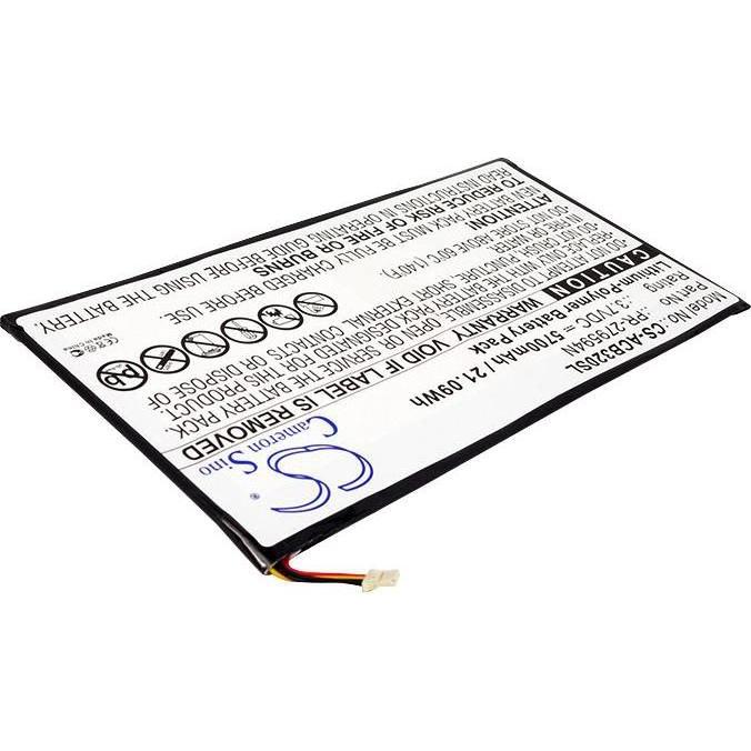 CoreParts Battery for Acer Mobile (5700 mAh), Notebook Akku, Schwarz