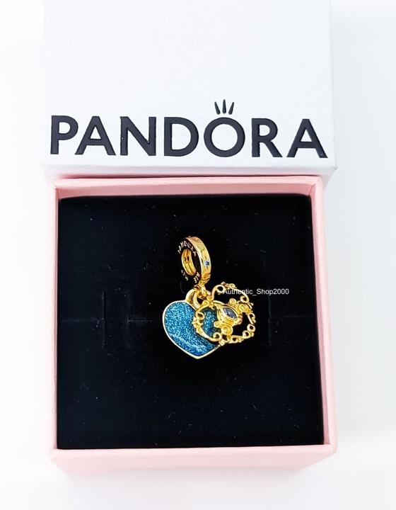 Immagine prodotto Pandora Carrozza Disney di Cenerentola e cuore doppio (Dorato, Smalto)