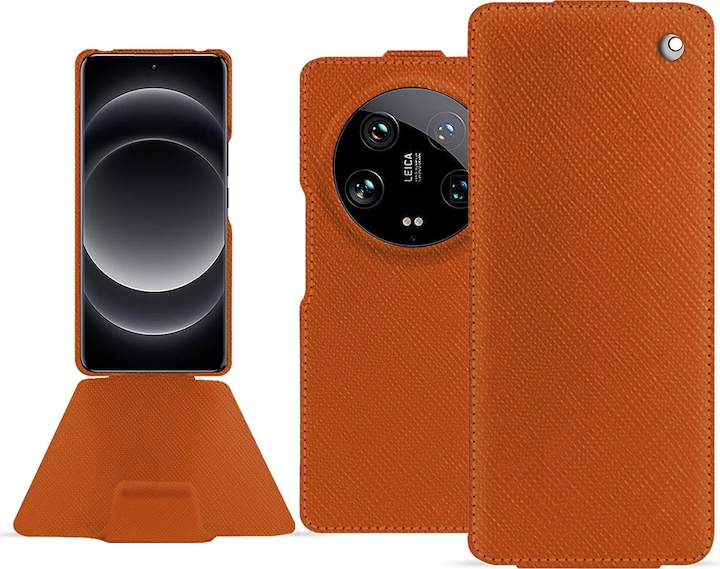 Actual product image Noreve Vertical leather shell (Xiaomi 14 Ultra)