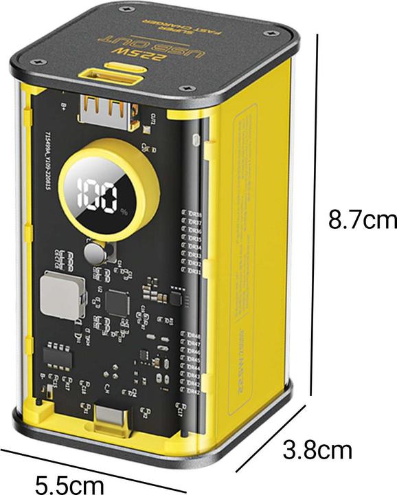 Actual product image Wekome Power nbank Super Fast Charging (20000 mAh, 22.50 W, 74 Wh)