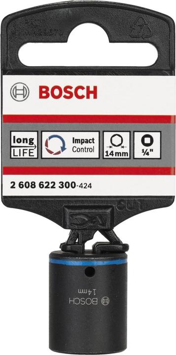 Actual product image Bosch Professional Zubehör Socket, SW 8 mm, L 25 mm, 13 mm, M5, 12.7 mm (8 mm)