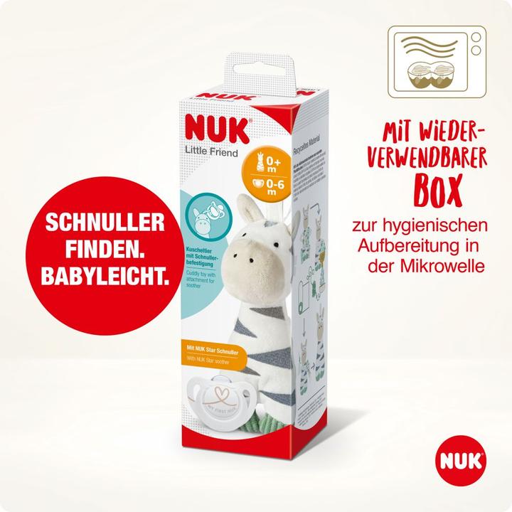 Productafbeelding NUK Fopspeen knuffel Littl.F.Z