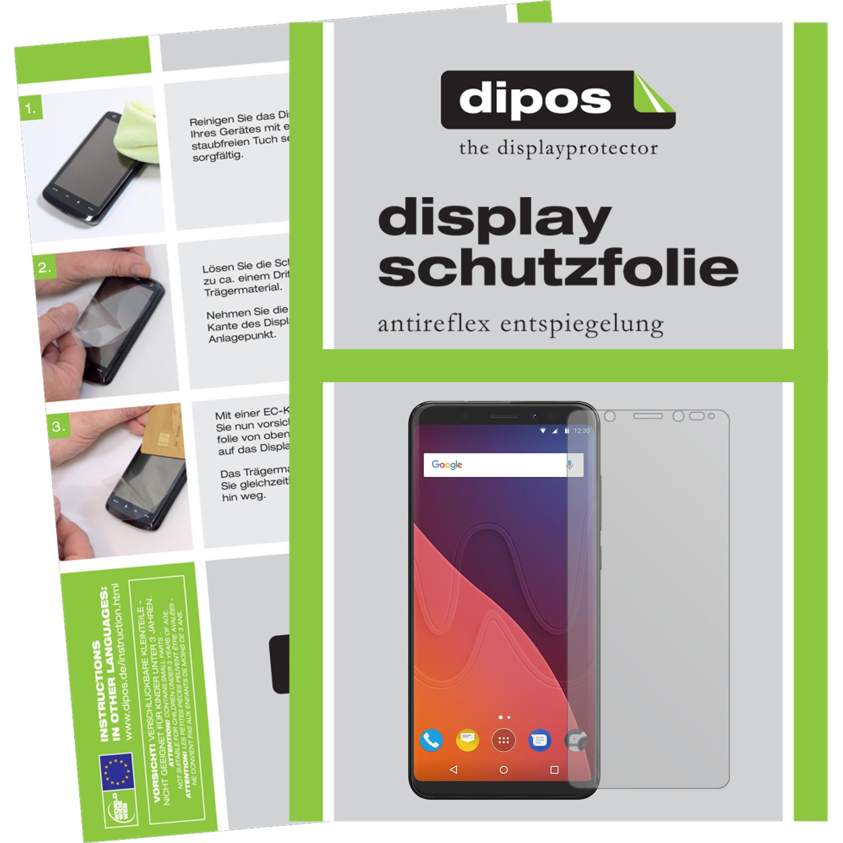 Thumbnail - Dipos Displayschutzfolie Antireflex (6 Stück, Wiko View XL), Smartphone Schutzfolie, Transparent