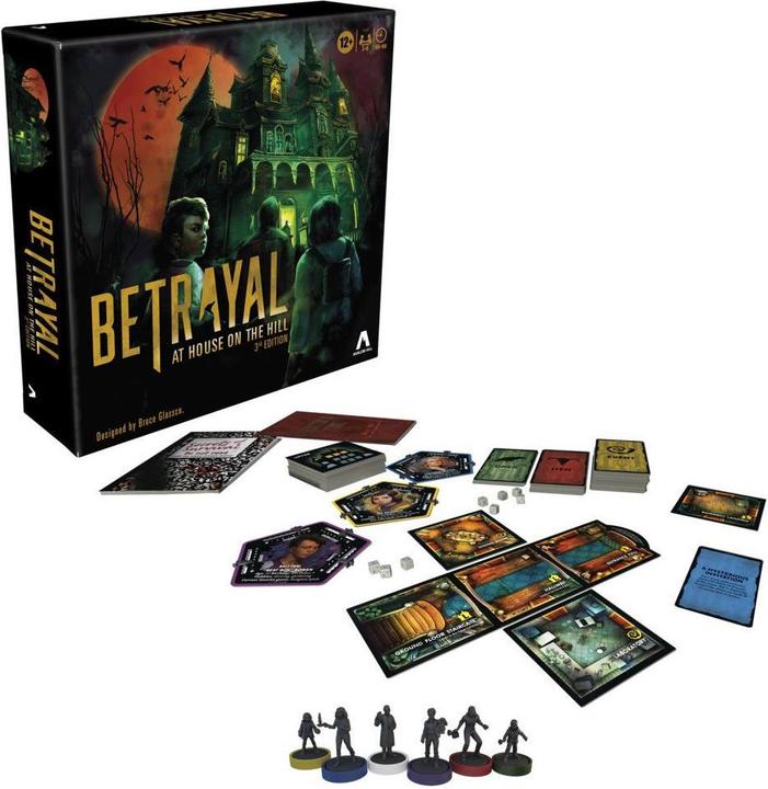Actual product image Hasbro Gaming Betrayal at House on the Hill (German)