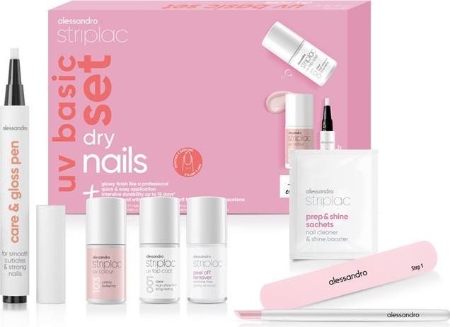 Image du produit Alessandro International Striplac UV Basic Set Colour Dry Nails (Vernis semi-permanent)