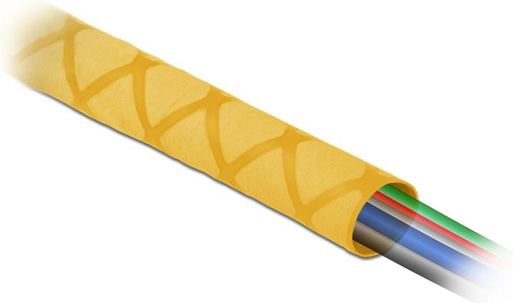 Produktbild Delock Schrumpfschlauch X-Muster rutschfest 1 m x 20 mm gelb (1 x)