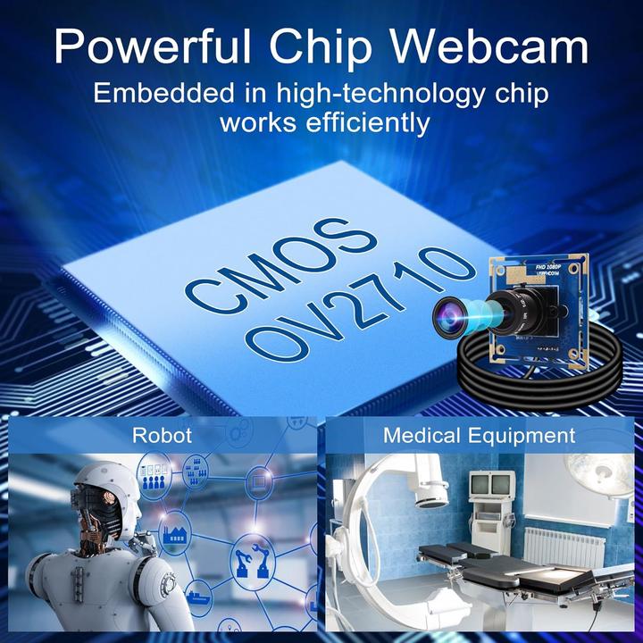 Actual product image ELP Full HD Webcam 1080P Kamera Modul (2 Mpx)