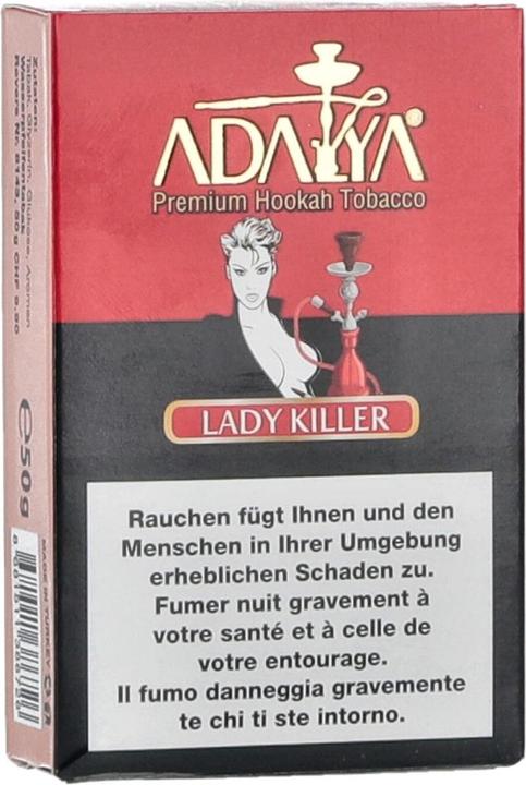 Actual product image Adalya Tabak Lady Killer 50g (Watermelon, Mango, Mint, Strawberry)