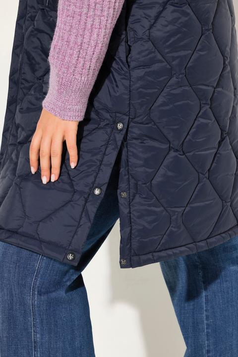Produktbild Ulla Popken HYPRAR Steppweste, Tunnelzug, 2-Wege-Zipper, recycelt (56)