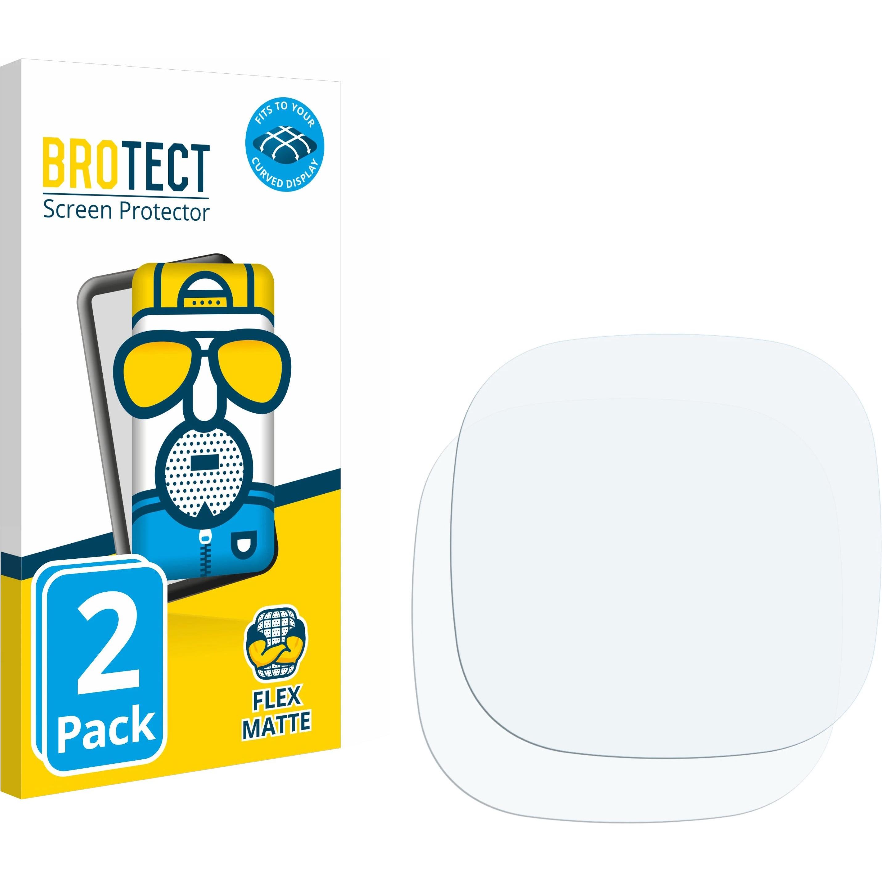 BROTECT Full-Screen Pellicola Opaca, Pellicola protettiva per smartwatch, Trasparente