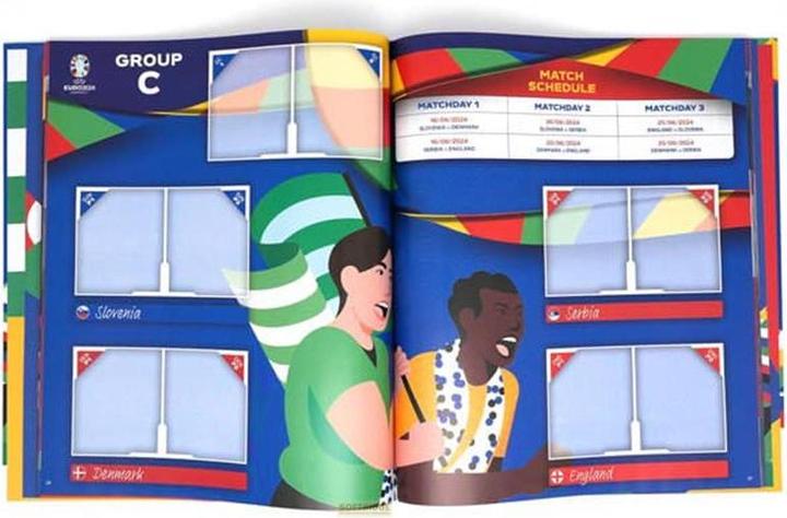 Produktbild Topps UEFA EURO 2024 Sticker Album Hardcover