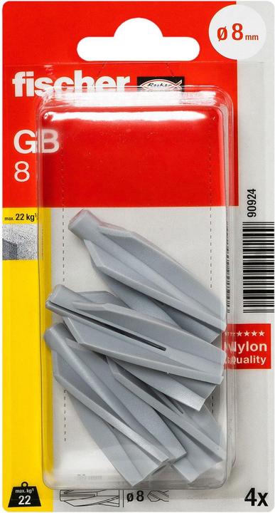 Image du produit Fischer Gasbetondübel GB 8 (4 pcs)