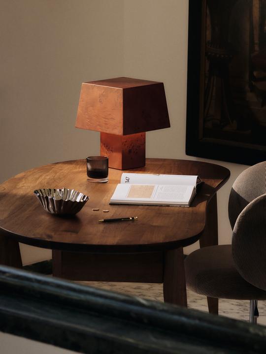 Productafbeelding Ferm Living Burl Table Lamp - Dark Stained Burl (E27)