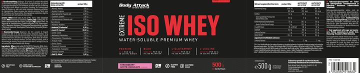 Image du produit Body Attack Extreme Iso Whey Professional (boîte de 1800g) (Cookies and Cream, 1 pcs, 1800 g)