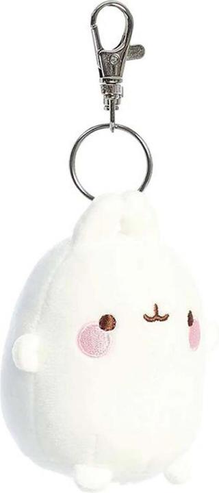 Actual product image Molang AURORA, 14223, Key Clip, 4in, Soft Toy, White