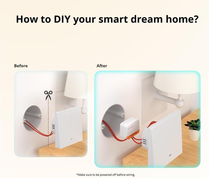 Produktbild Sonoff Smart ZigBee Switch (Schaltaktor)