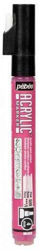 Actual product image Pebeo Acrylic Marker 4mm Medium Round Tip (Rose, 4 mm)