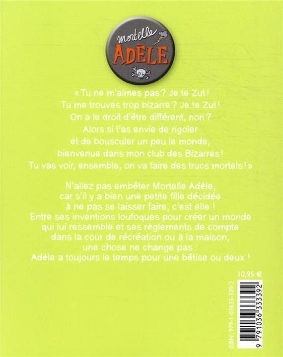 Image du produit Bayard Jeunesse Mortelle Adèle (Français, M. Tan, Le Feyer Diane, 2021)