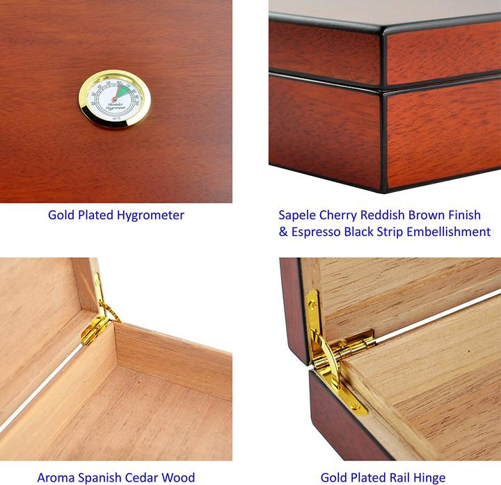 Produktbild Eitida Humidor, Sapeli-kirsche (20)