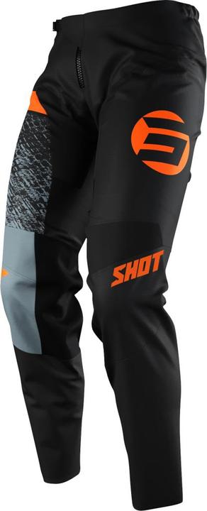 Shot DEVO ROLL Hose orange-schwarz 38