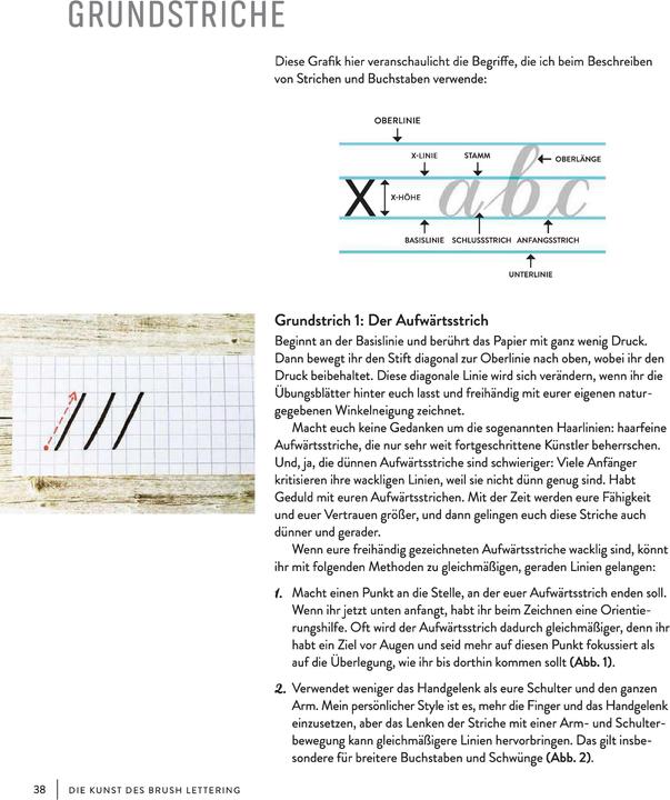 Produktbild Die Kunst des Brush Lettering (Deutsch, Kelly Klapstein, 2018)