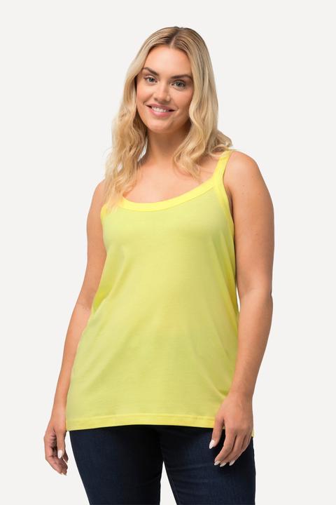 Immagine prodotto Ulla Popken Top smanicato con modal, scollo rotondo e spalline sottili (62)