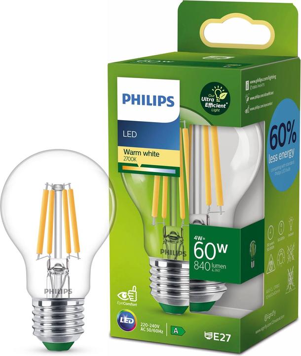 Image du produit Philips LED Classic (E27, 4 W, 840 lm, 1 x, A)
