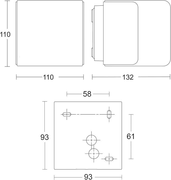 Produktbild Steinel LED Sensorleuchte Cubo L 835 (616 lm, IP44)