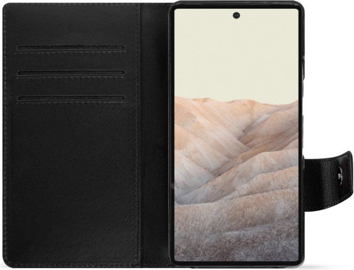 Actual product image Noreve Leather wallet with horizontal flap (Google Pixel 7)