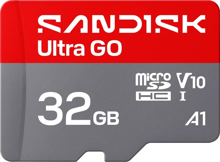 Produktbild SANDISK Ultra MicroSD UHS-I 32GB 120MB/s R (32 GB, microSDHC, U1, UHS-I)