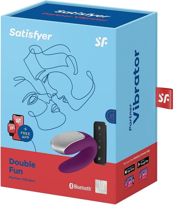 Actual product image Satisfyer Double Fun Partner Vibrator