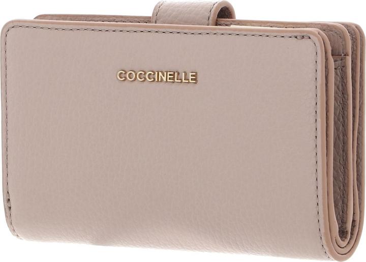 Actual product image Coccinelle Metallic Soft Mini Wallet Grained Leather