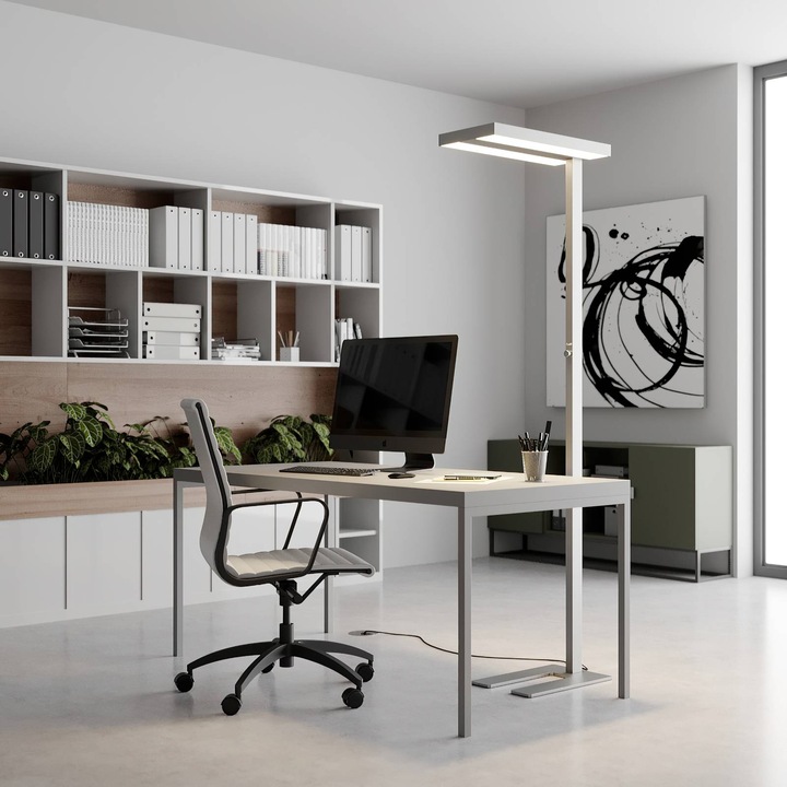 Produktbild Arcchio Logan Stehleuchte Up/Down Silver/White (6000 lm)