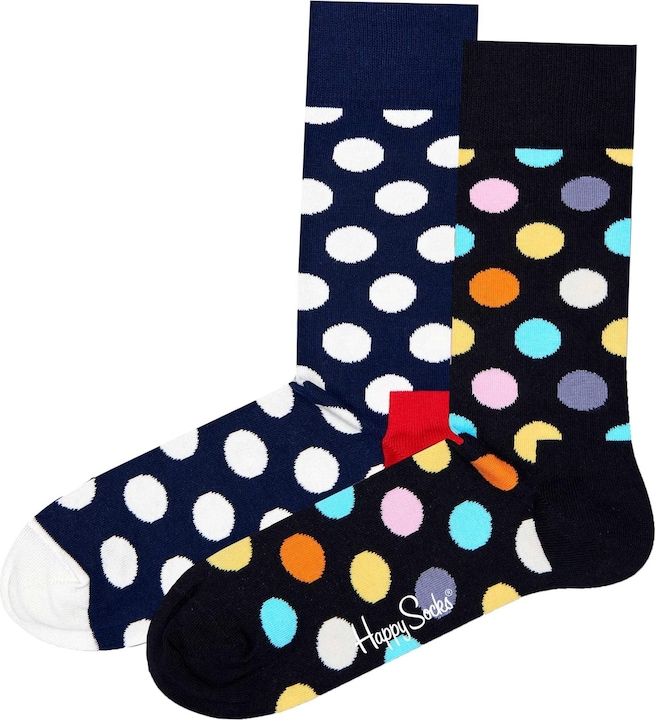 Immagine prodotto Happy Socks Classico a grandi punti (Confezione da 2, 41 - 46)