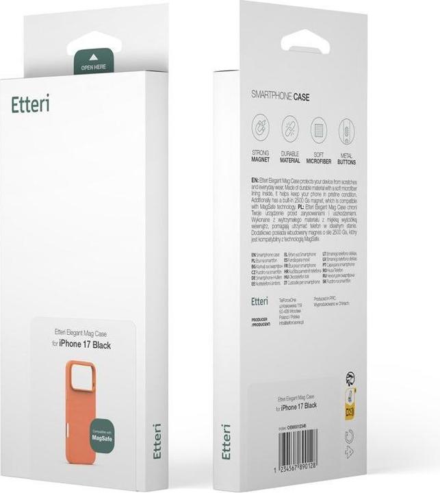 Image du produit Etteri Elegant Mag case for iPhone 14 6,1" black (Apple iPhone 14)