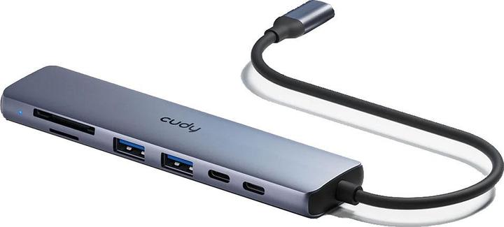 Cudy 7-IN-1 USB C Hub met 4K HDMI (USB-C, 7 Havens)