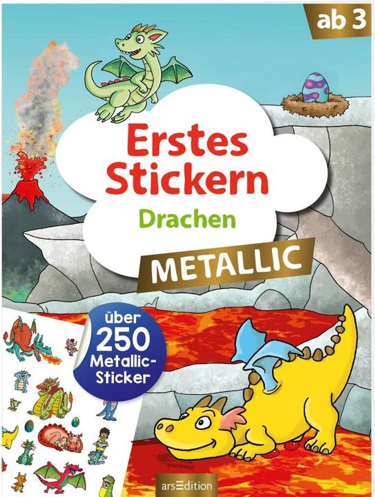 Image du produit Premier sticker métallique - Dragon (250 Autocollants)