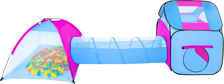 Actual product image tectake Play tent with tunnel