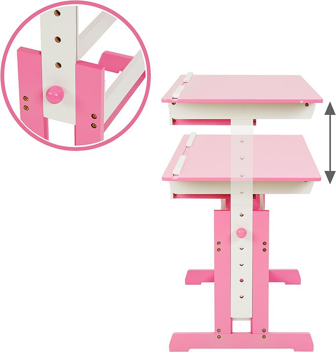 Actual product image tectake Desk (109 x 55 x 94 cm)
