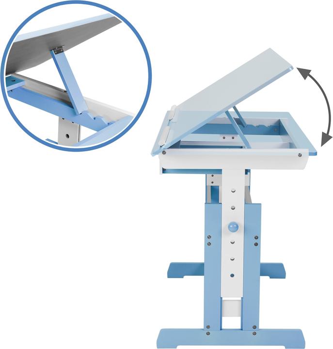 Produktbild tectake Kinderschreibtisch und Rollcontainer (109 x 55 x 94 cm)