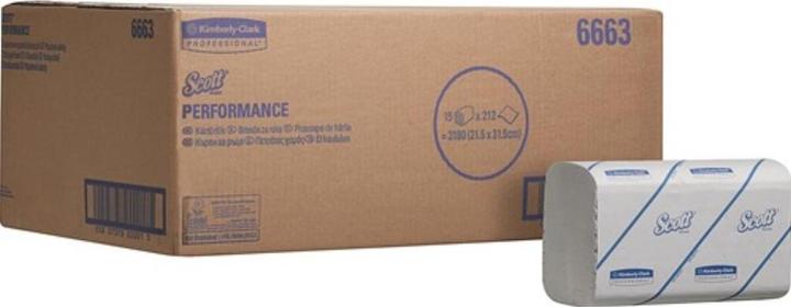 Produktbild Kleenex Handtücher 6663 1-lagig, geprägt weiss L315xB215ca.mm passend für 9000 474 108 (1 x)