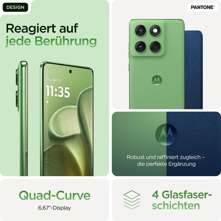 Actual product image Motorola Edge 60 (512 GB, Pantone Shamrock, 6.67", Dual SIM, 5G)