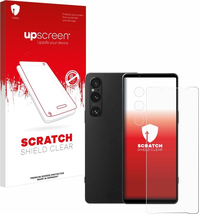 Actual product image upscreen Scratch Shield Protector (1 Piece, Sony Xperia 1 V)