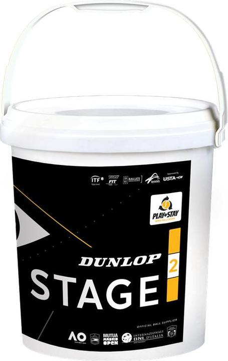 Actual product image Dunlop Tennis balls STAGE 2 Orange 60-bucket ITF