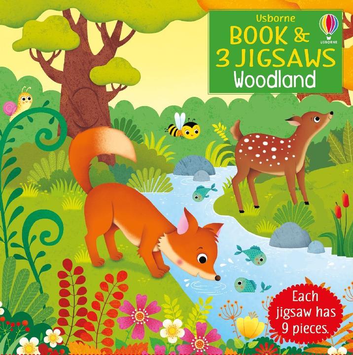 Woodland (puzzle pour enfants), w. Picture book (9 pièces)