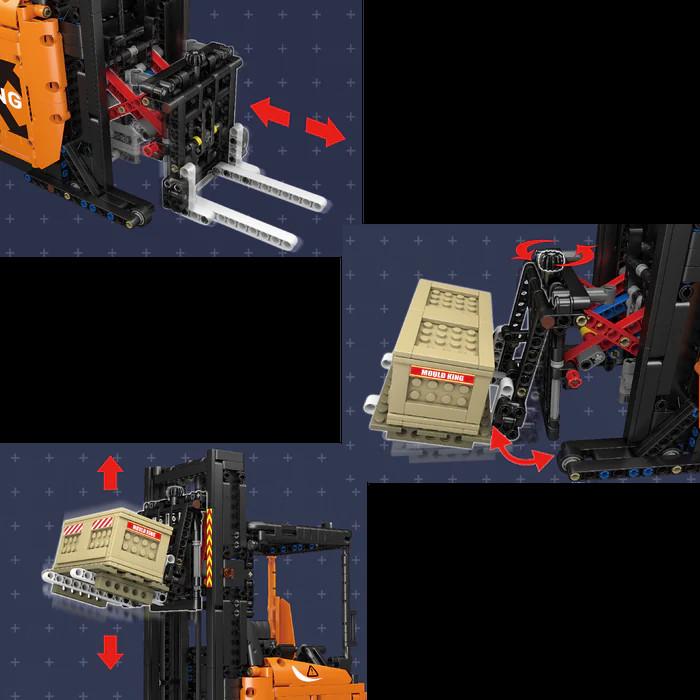Immagine prodotto Mould King Carrello elevatore arancione