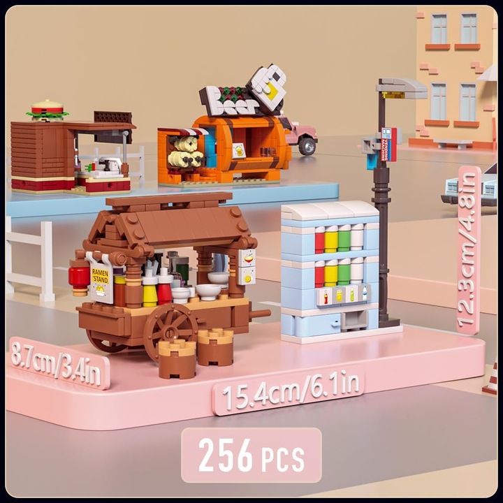 Actual product image Mould King Ramen stand & vending machine