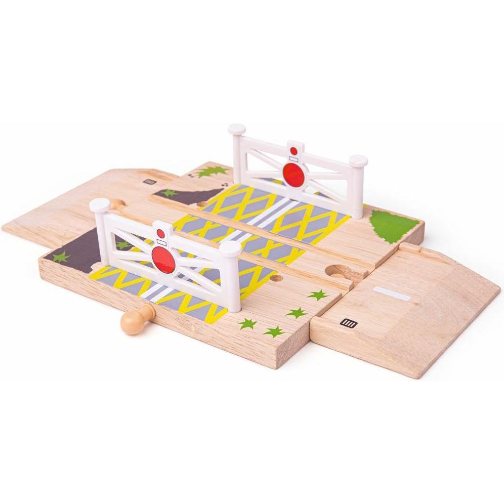 Bigjigs Rail Overpass Rails Avec Piliers 2 Pcs