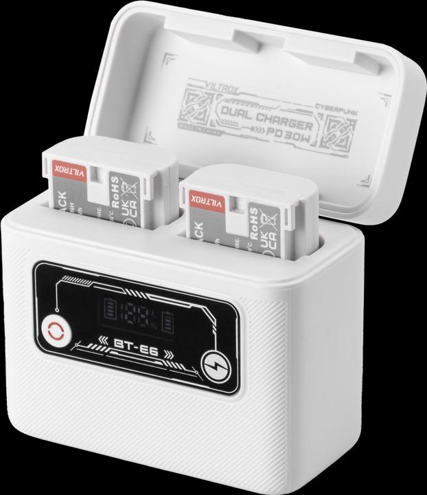 Produktbild Viltrox Camera Battery Charging Case Power Bank for Canon LP E6 (Ladegerät)